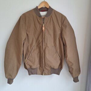 Manifaturra Ceccarelli Waxed Cotton Bomber Jacket
